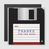 BEDANKT VOOR DE MAGNETISCHE SAVE KAART (Voorkant / Achterkant)