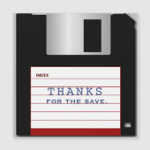 BEDANKT VOOR DE MAGNETISCHE SAVE KAART (Voorkant)