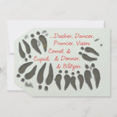 Bedankt voor de melk en koekjes van de Santa Label Kaart (Achterkant)