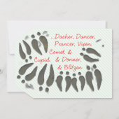 Bedankt voor de melk en koekjes van de Santa Label Kaart (Achterkant)