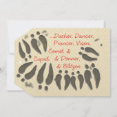 Bedankt voor de melk & koekjes van de Kerstman kaa Kaart (Achterkant)