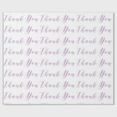 Bedankt voor de moderne typografie cadeaupapier (Vlak)