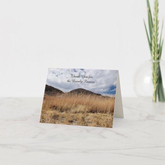 Bedankt voor de mooie bloemen, zachte bries (Voorkant)