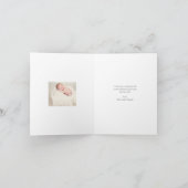 Bedankt voor de Newborn Baby shower Cute Typografi (Binnen)
