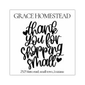 Bedankt voor de ondersteuning van Small Business A Rubberstempel (Afrduk)