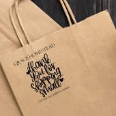 Bedankt voor de ondersteuning van Small Business A Rubberstempel