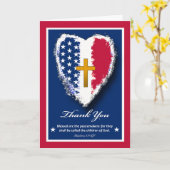 Bedankt voor de politie, Christelijk thema Kaart (Gele Bloem)