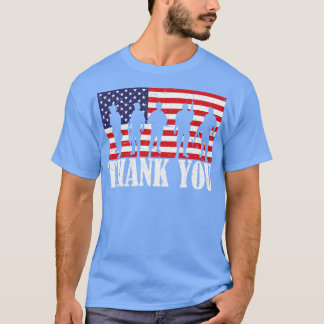 Bedankt voor de prettige dag van de Patriotten T-shirt