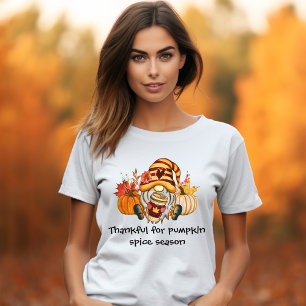 Bedankt voor de pumpkin Spice Season Gnome T-shirt
