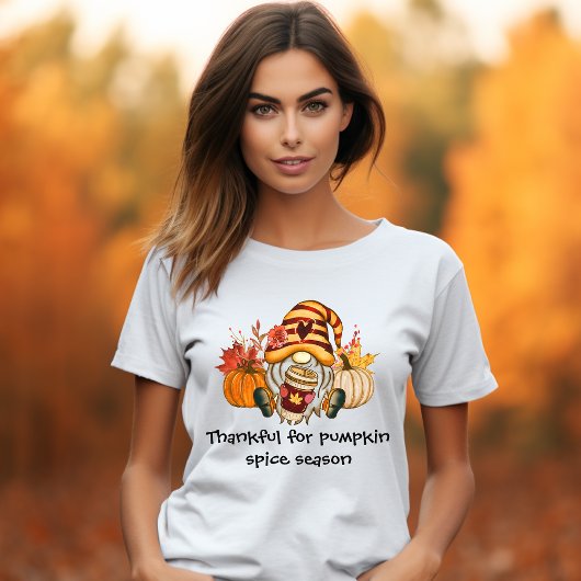 Bedankt voor de pumpkin Spice Season Gnome T-shirt