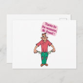 Bedankt voor de recessie, mijnheer Powell Briefkaart (Voorkant / Achterkant)