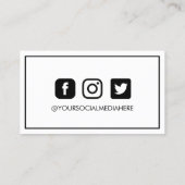 Bedankt voor de roze korting op Waterverf Business Visitekaartje (Achterkant)