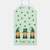 Bedankt voor de St Patricks Day Gnome Cadeaulabel (Voorkant)