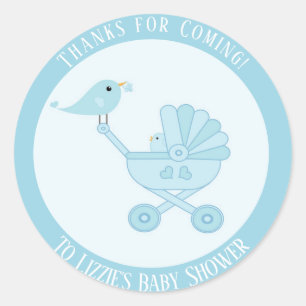 Bedankt voor de Sticker van het Baby shower van de