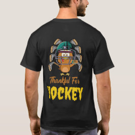 Bedankt voor de Thanksgiving Turkije Hockey T-shirt