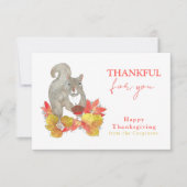 Bedankt voor de Thanksgiving van je eekhoorn (Voorkant)