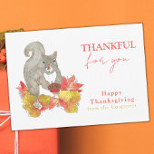 Bedankt voor de Thanksgiving van je eekhoorn