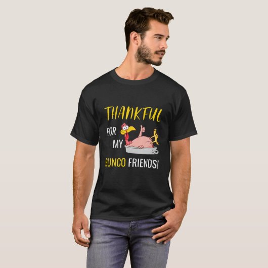 bedankt voor de Thanksgiving van mijn bondsvriende T-shirt (Voorkant volledig)