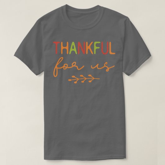 Bedankt voor de Thanksgiving van ons. T-shirt (Design voorkant)