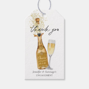Bedankt voor de toekomst, mijnheer en mevrouw de V Cadeaulabel