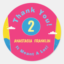 Bedankt voor de Tropische Pool Party Birthday