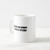 Bedankt voor de update koffiemok (Voorkant links)