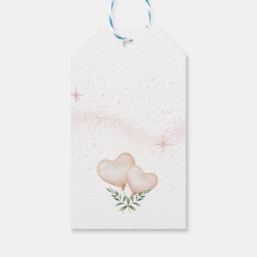 Bedankt voor de verjaardag cadeaulabel (Achterkant)