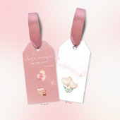 Bedankt voor de verjaardag cadeaulabel