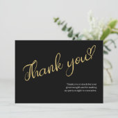 Bedankt voor de verjaardag kaart (Staand voorkant)