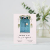 Bedankt voor de verwijzing Vastgoed Ansichtkaart Briefkaart (Staand voorkant)