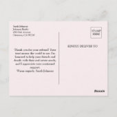 Bedankt voor de verwijzing Vastgoed Ansichtkaart Briefkaart (Achterkant)