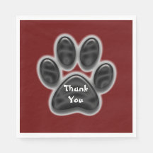 Bedankt voor de waardering van Black Paw Print Hon