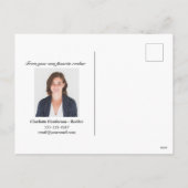 Bedankt voor de waardering van clients voor onroer feestdagenkaart (Achterkant)