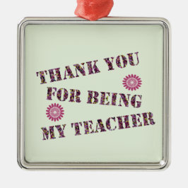 Bedankt voor de waardering van de mozaïekvakantiel metalen ornament