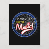 Bedankt voor de waardering van het Magisch - Gegot Briefkaart (Voorkant)