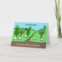 Bedankt voor de wandelingen in Lockdown