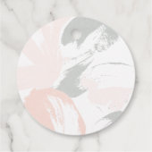 Bedankt voor de Waterverf Blush Sage Bedankjes Labels (Achterkant)