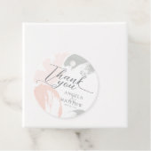 Bedankt voor de Waterverf Blush Sage Bedankjes Labels (In situ)