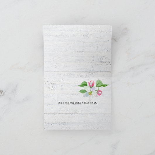 Bedankt voor de waterverf van de appelbloesem (Binnen)