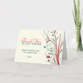 Bedankt voor de zakelijke Kaart (Voorkant)