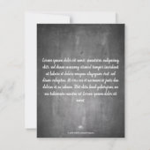 Bedankt voor deze geweldige tijd op een krijgsraad (Achterkant)