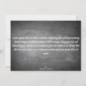 Bedankt voor deze geweldige tijd op een krijgsraad (Achterkant)