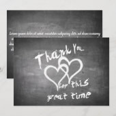 Bedankt voor deze geweldige tijd op een krijgsraad (Voorkant / Achterkant)