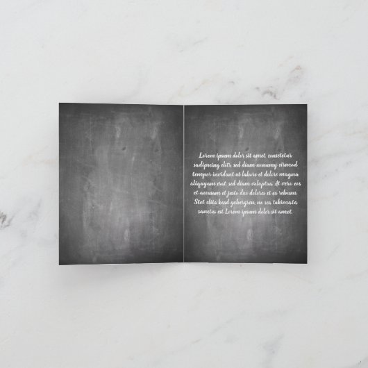 Bedankt voor deze geweldige tijd op een krijgsraad kaart (Binnen)