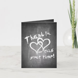 Bedankt voor deze geweldige tijd op een krijgsraad kaart