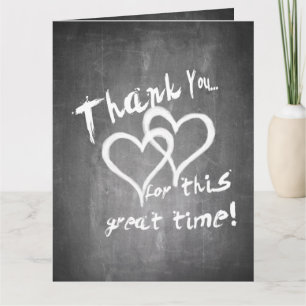 Bedankt voor deze geweldige tijd op een krijgsraad kaart