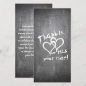 Bedankt voor deze geweldige tijd op een schoolbord (Voorkant / Achterkant)