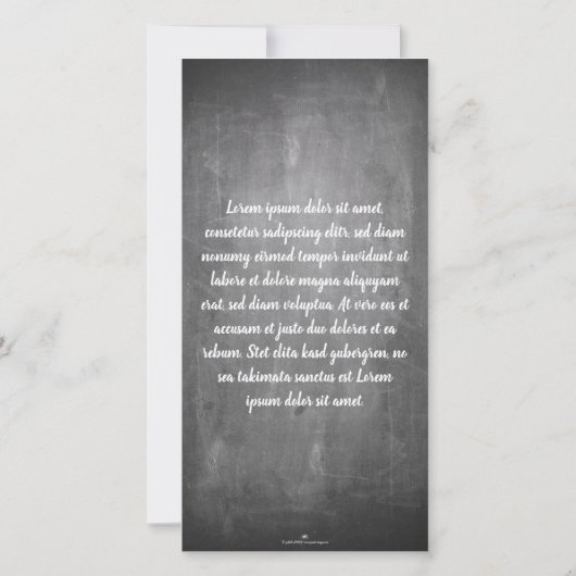 Bedankt voor deze geweldige tijd op een schoolbord (Achterkant)