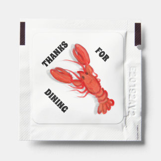 Bedankt voor Dining Lobster Hand Wipes