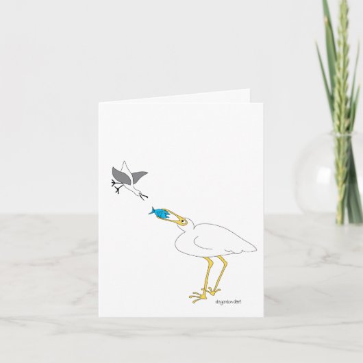 Bedankt voor Dinner Kaart (Voorkant)